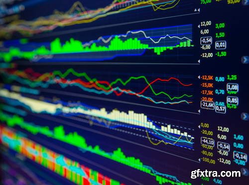 Stock &amp; Forex Market Display Boards 25xJPG