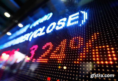 Stock &amp; Forex Market Display Boards 25xJPG