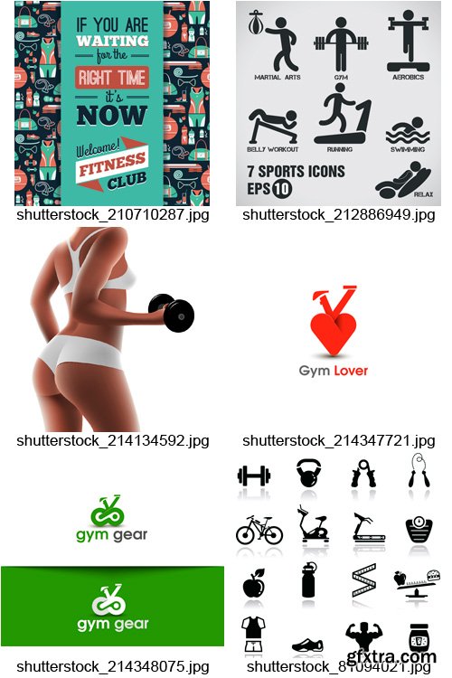 Amazing SS - Fitness &amp; Gym, 25xEPS