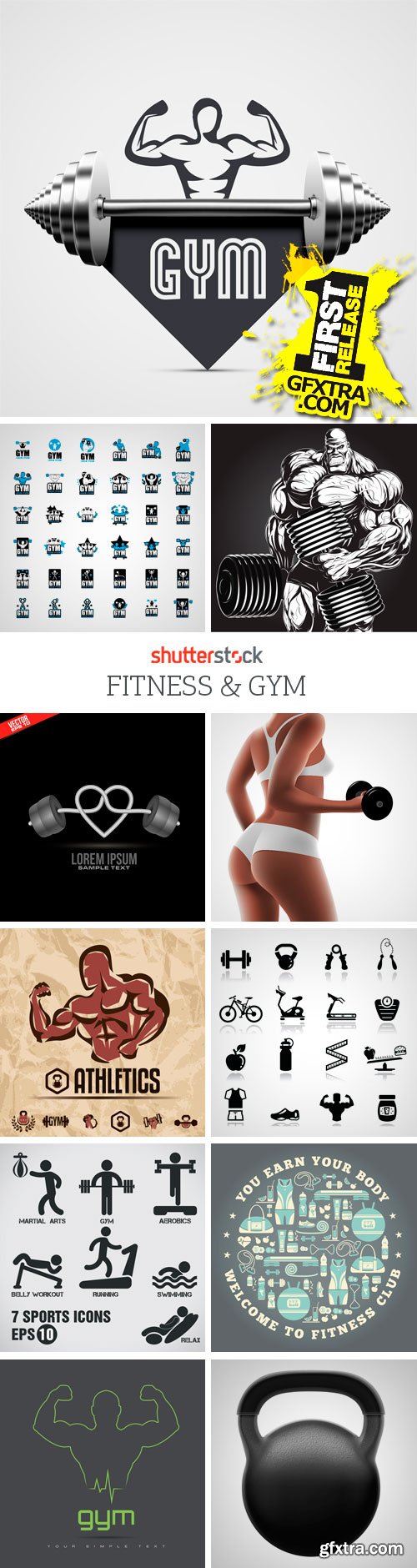 Amazing SS - Fitness &amp; Gym, 25xEPS