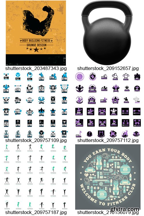 Amazing SS - Fitness &amp; Gym, 25xEPS