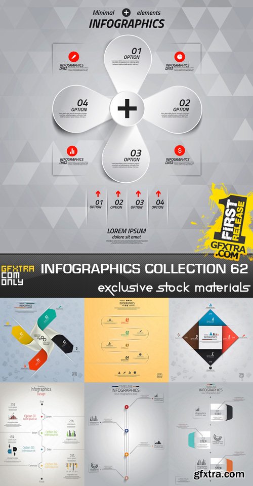 Collection of Infographics #62, 25xEPS Collection of Infographics #62, 25xEPS
