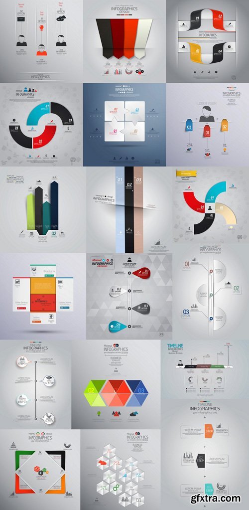 Collection of Infographics #62, 25xEPS Collection of Infographics #62, 25xEPS