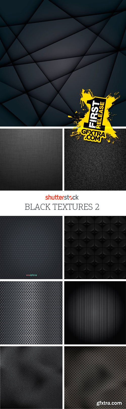 Black Textures #2, 25xEPS