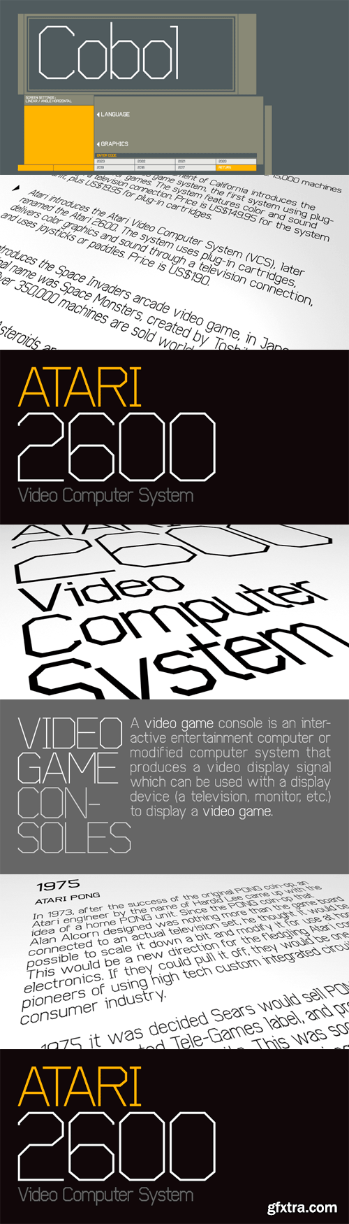 Cobol Font Family - 4 Fonts for $49 Cobol Font Family - 4 Fonts for $49