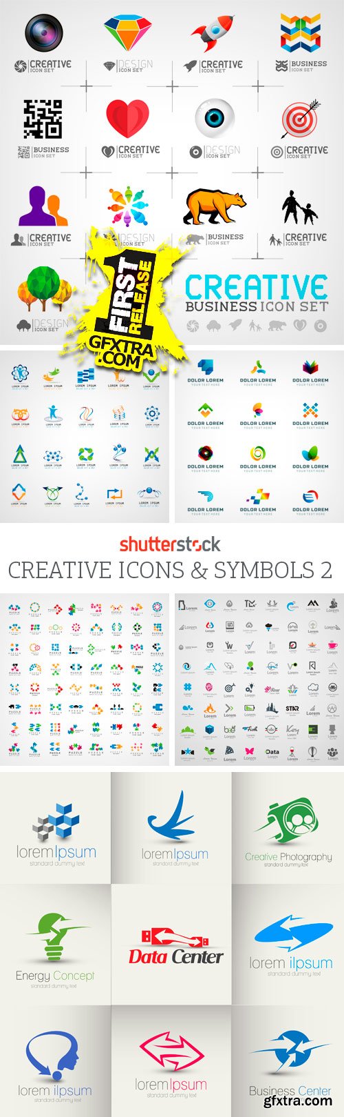 Amazing SS - Creative Icons &amp; Symbols 2, 25xEPS
