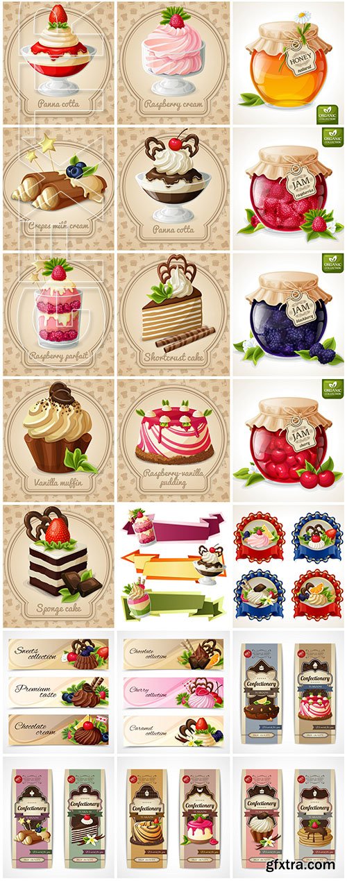 Desserts and Sweets, 25xEPS