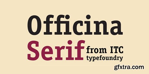 Officina Serif Font Family - 25 Fonts for $725