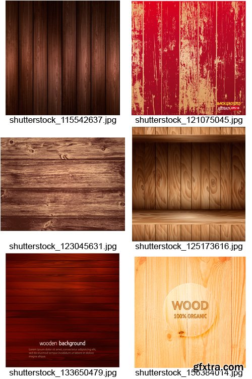 Amazing SS - Wood Backgrounds, 25xEPS