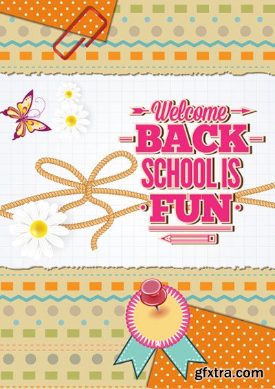 Back to School Promotion Vectors 30xEPS