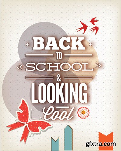 Back to School Promotion Vectors 30xEPS