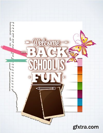 Back to School Promotion Vectors 30xEPS