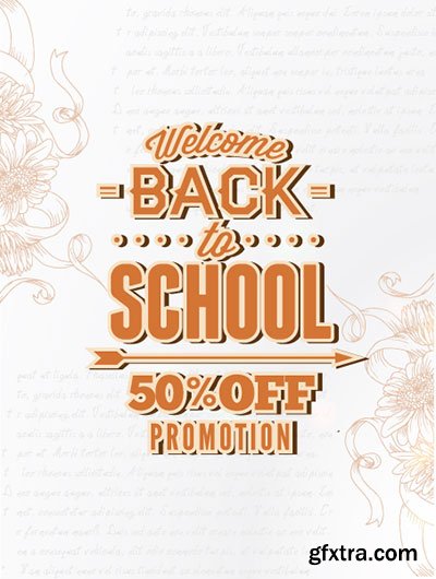 Back to School Promotion Vectors 30xEPS