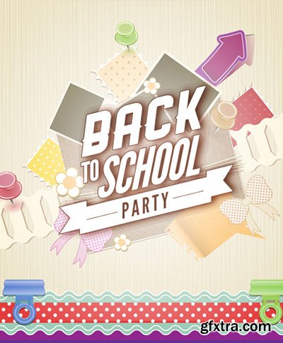 Back to School Promotion Vectors 30xEPS