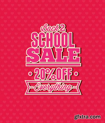 Back to School Promotion Vectors 30xEPS