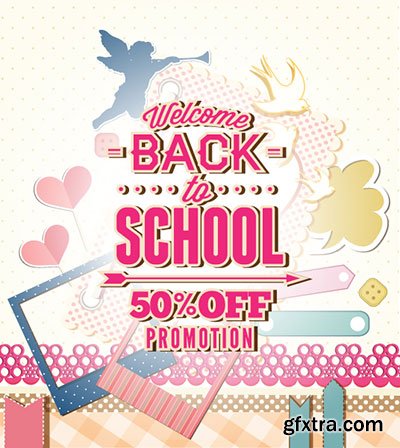 Back to School Promotion Vectors 30xEPS