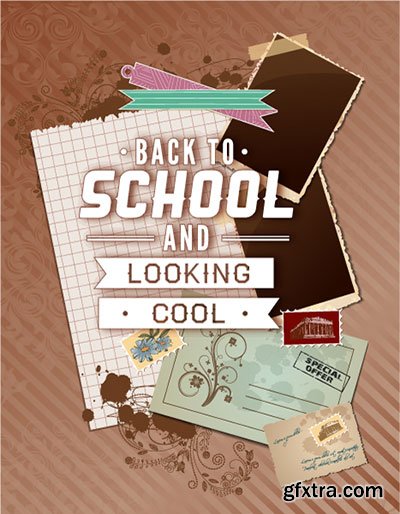 Back to School Promotion Vectors 30xEPS