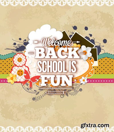 Back to School Promotion Vectors 30xEPS