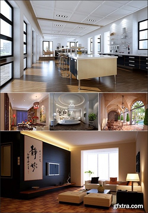 Scene of Luxury House Scene of Luxury House