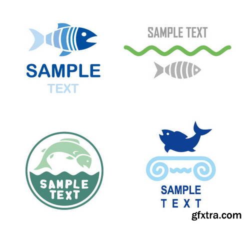 Fish Logos 1, 25xEPS Fish Logos 1, 25xEPS