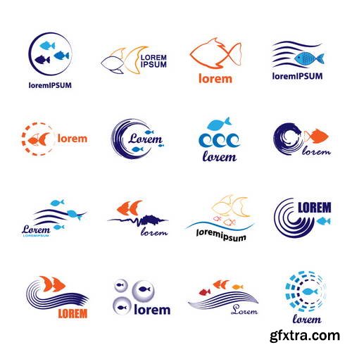 Fish Logos 1, 25xEPS Fish Logos 1, 25xEPS