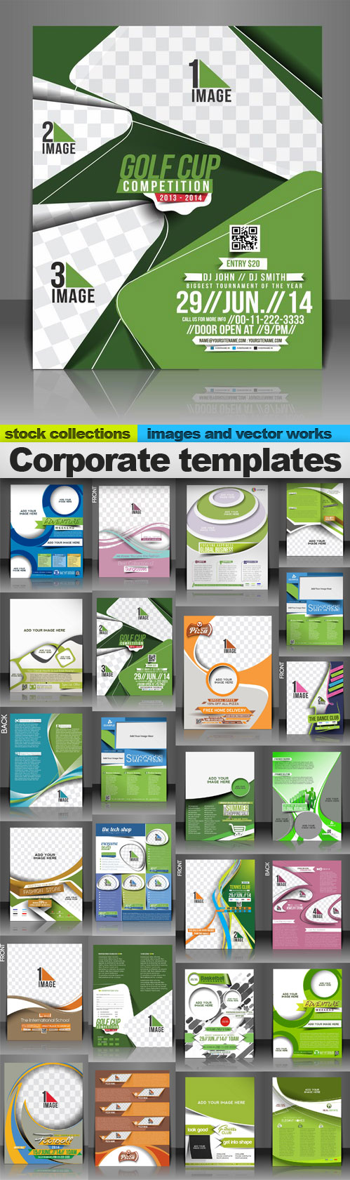 Corporate templates,25 x EPS Corporate templates,25 x EPS