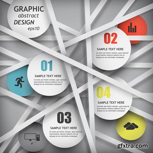 Collection of infographics vol.129, 25xEPS