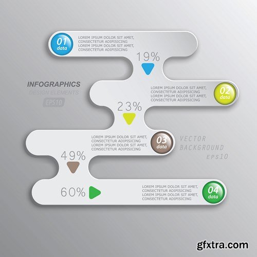 Collection of infographics vol.129, 25xEPS