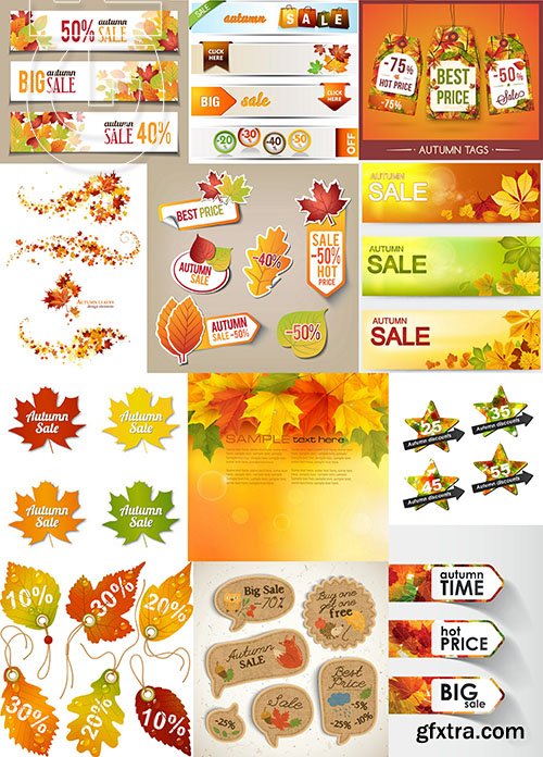 Autumn Sales, 25xEPS Autumn Sales, 25xEPS