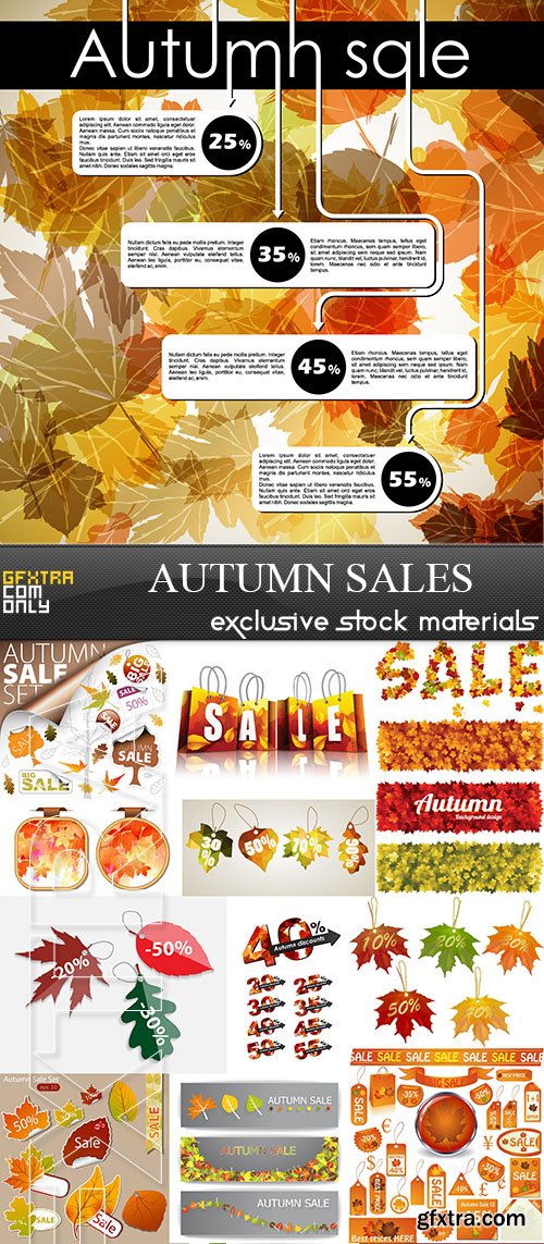 Autumn Sales, 25xEPS Autumn Sales, 25xEPS