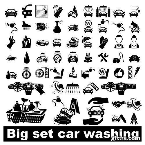 Black Icons MEGA Collection, 25xEPS