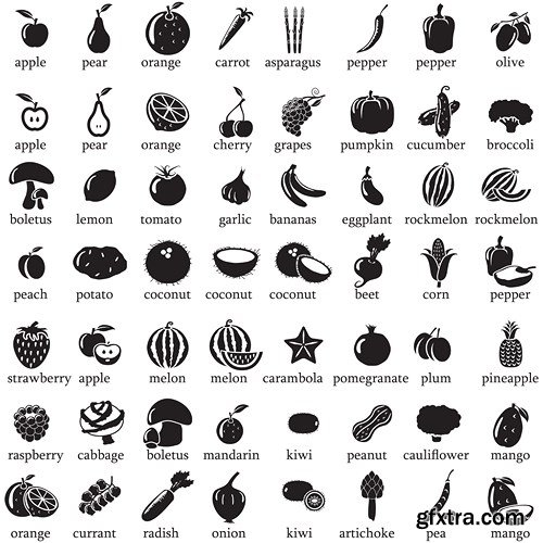 Black Icons MEGA Collection, 25xEPS