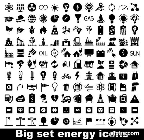 Black Icons MEGA Collection, 25xEPS