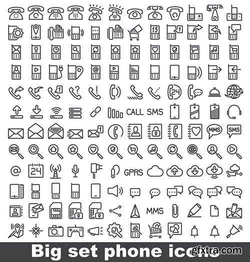 Black Icons MEGA Collection, 25xEPS