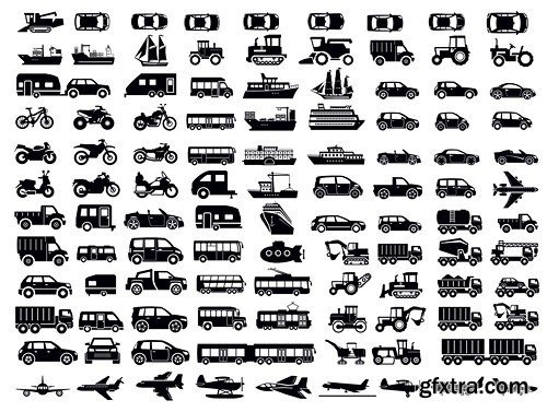 Black Icons MEGA Collection, 25xEPS