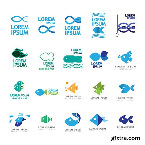 Fish Logos 2, 25xEPS Fish Logos 2, 25xEPS