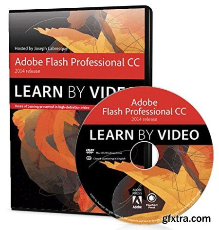 Peachpit Press - Adobe Flash Professional CC Learn by Video (2014 release)