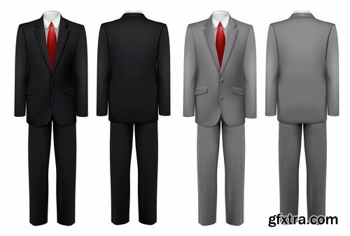 Suits Collection - 25 Vector