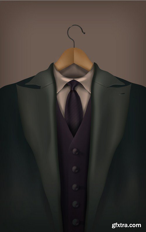 Suits Collection - 25 Vector