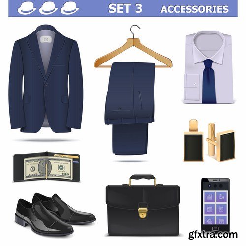 Suits Collection - 25 Vector