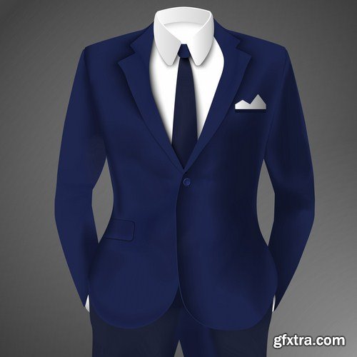 Suits Collection - 25 Vector