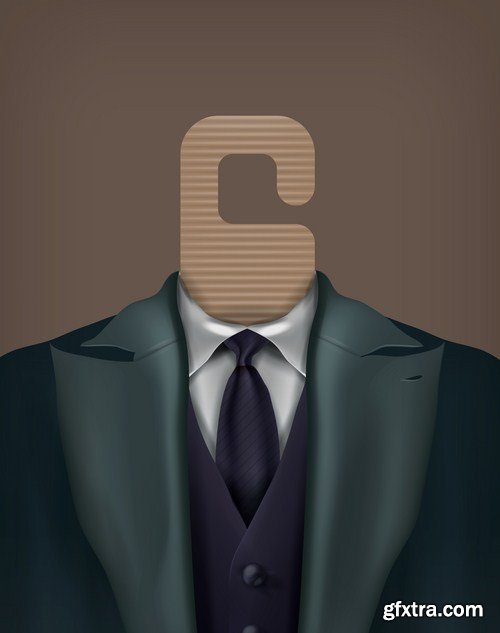 Suits Collection - 25 Vector