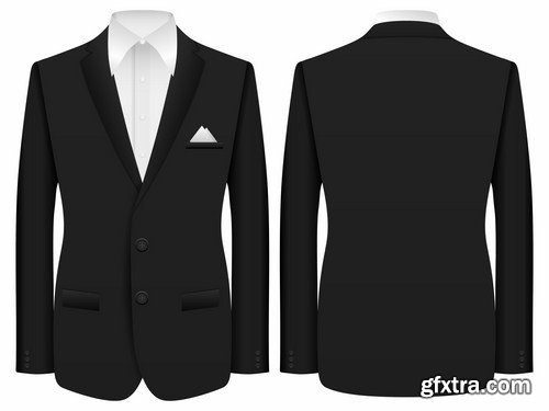 Suits Collection - 25 Vector