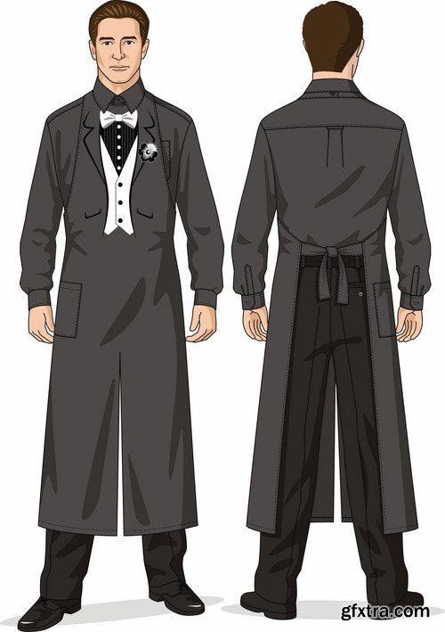 Suits Collection - 25 Vector