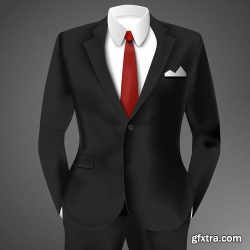 Suits Collection - 25 Vector