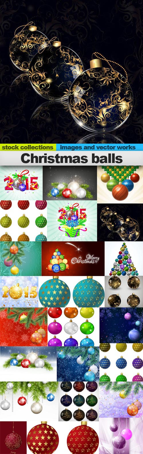 Christmas balls,25 x EPS Christmas balls,25 x EPS