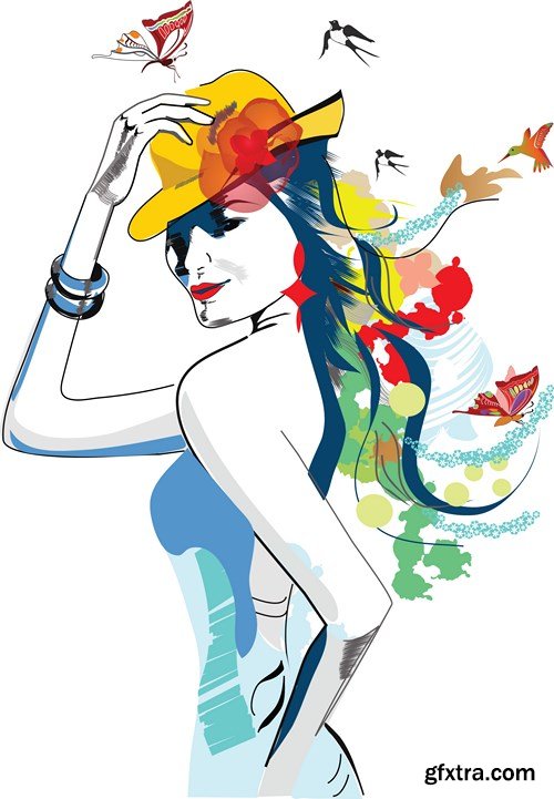 Female Fashion Collection, 25xEPS Female Fashion Collection, 25xEPS