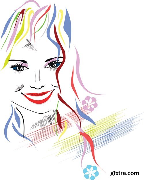 Female Fashion Collection, 25xEPS Female Fashion Collection, 25xEPS