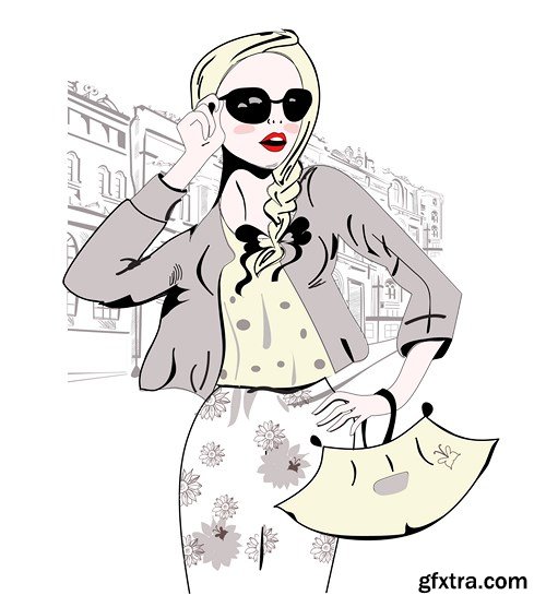 Female Fashion Collection, 25xEPS Female Fashion Collection, 25xEPS