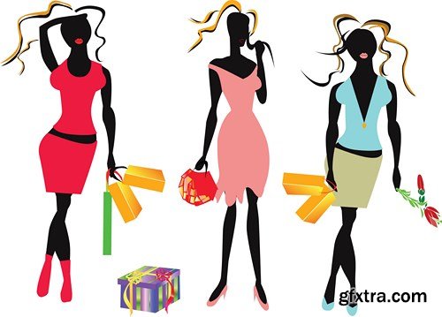 Female Fashion Collection, 25xEPS Female Fashion Collection, 25xEPS